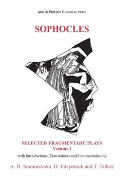 Paperback Sophocles: Fragmentary Plays I Book
