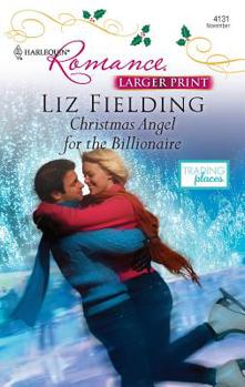 Mass Market Paperback Christmas Angel for the Billionaire [Large Print] Book