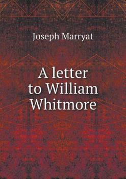 Paperback A letter to William Whitmore Book