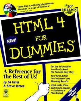Paperback HTML 4 for Dummies [With Includes Examples from the Book, HTML Editor...] Book