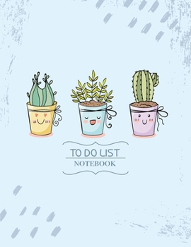 Paperback notebook: To Do List Notebook with Cute cartoon Extra large (8.5 x 11) inches, 110 pages, To do list notebook Book