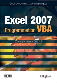 Paperback Excel 2007: Programmation VBA [French] Book
