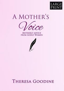 Paperback A Mother's Voice - LARGE PRINT Book