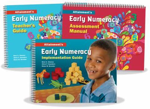 Spiral-bound Attainment's Early Numeracy Implementation Guide Book