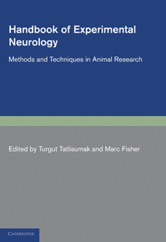 Paperback Handbook of Experimental Neurology: Methods and Techniques in Animal Research Book