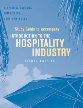 Paperback Study Guide to Accompany Introduction to the Hospitality Industry Book
