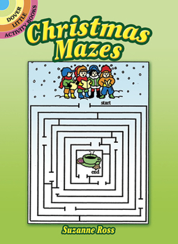 Paperback Christmas Mazes Book