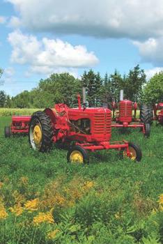 Paperback The Good Life: Tractors in a Field Notebook Book