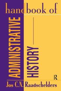 Hardcover Handbook of Administrative History Book