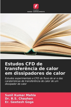 Paperback Estudos CFD de transferência de calor em dissipadores de calor [Portuguese] Book