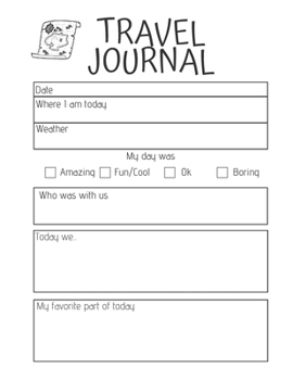 Travel Journal: Trip Planner and travel journal Photo Pockets Vacation Notebook Adventure Log 8.5 x 11