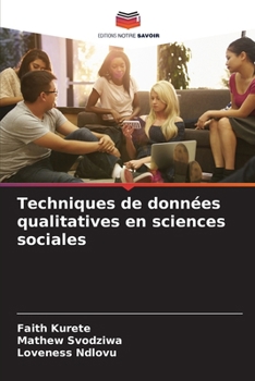 Paperback Techniques de données qualitatives en sciences sociales [French] Book