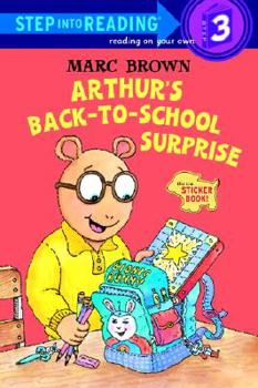 Paperback Arthur's Back to School Surprise [With Stickers] Book
