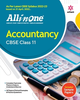 Paperback CBSE All In One Accountancy Class 11 2022-23 Edition (As per latest CBSE Syllabus issued on 21 April 2022) Book