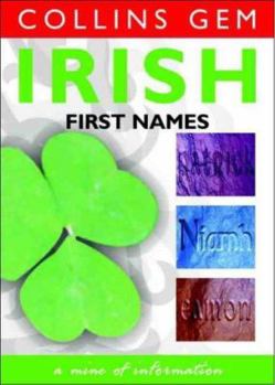 Paperback Irish First Names (Collins Gem) Book