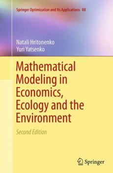 Paperback Mathematical Modeling in Economics, Ecology and the Environment Book