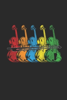 Violins Retro: Violins Notebook, Graph Paper (6" x 9" - 120 pages) ~ Musical Instruments Themed Notebook for Daily Journal, Diary, and Gift