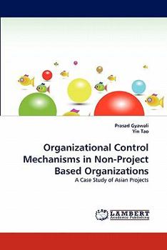 Paperback Organizational Control Mechanisms in Non-Project Based Organizations Book