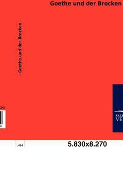 Paperback Goethe und der Brocken [German] Book