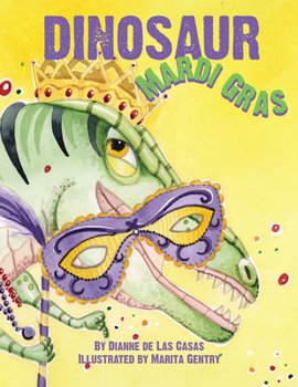 Hardcover Dinosaur Mardi Gras Book