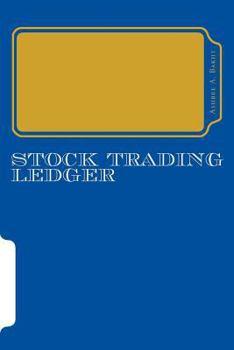 Paperback Stock Trading Ledger (Blue) Book