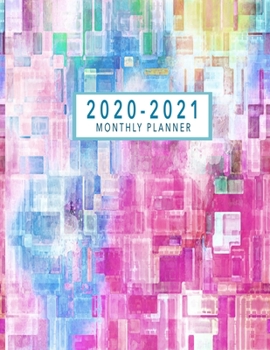 Paperback 2020-2021 Monthly Planner: 2 Year Monthly Calendar 2020-2021 - 24 Months Agenda Planner with Federal Holidays - Jan 2020 - Dec 2021 Monthly Plann Book