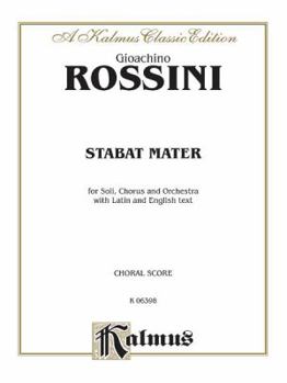 Paperback Stabat Mater: SATB with SSATB Soli (Orch.) (Latin, English Language Edition) (Kalmus Edition) (Latin Edition) Book