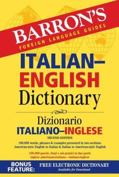 Paperback Italian-English Dictionary Book