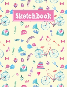 Sketchbook: 8.5 x 11 Notebook for Creative Drawing and Sketching Activities with Love Inspired Themed Cover Design