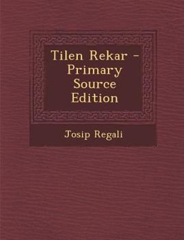 Paperback Tilen Rekar [Slovenian] Book