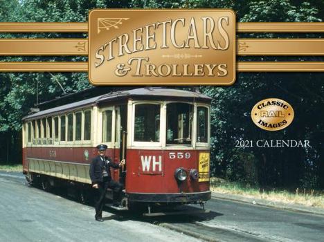 Calendar Street Cars & Trolleys 2021 Wall Calendar Book