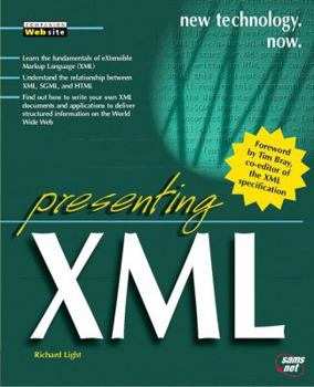 Paperback Presenting XML Book