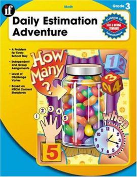 Paperback Daily Estimation Adventure, Grade 3 Book