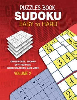 Paperback Puzzles Book Sudoku: Easy to Hard Volume 2 Book