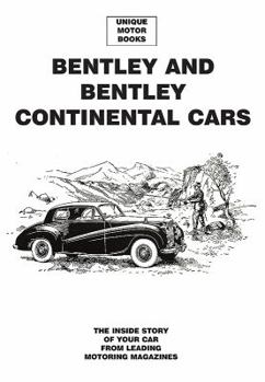 Paperback Bentley and Bentley Continental Cars Book