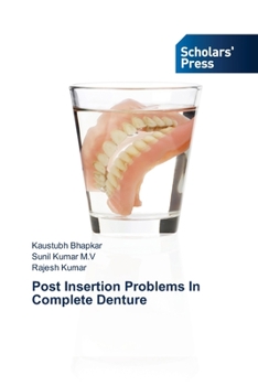 Paperback Post Insertion Problems In Complete Denture Book