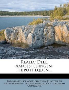 Paperback Realia: Deel. Aanbestedingen-hijpothequen... [Dutch] Book