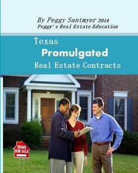 Paperback Texas Promulgated Real Estate Contracts: Texas Real Estate Education Book