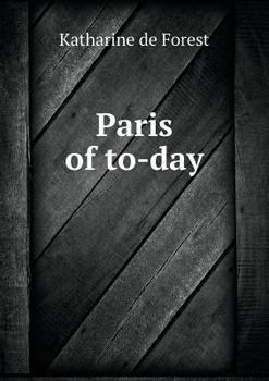 Paperback Paris of to-day Book