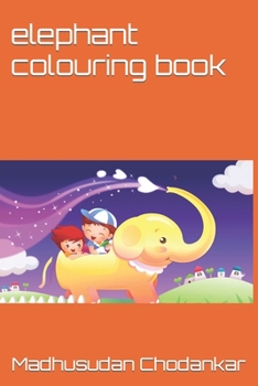 Paperback elephant colouring book