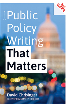 Paperback Public Policy Writing That Matters Book