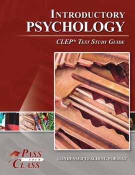 Paperback Introductory Psychology CLEP Test Study Guide Book