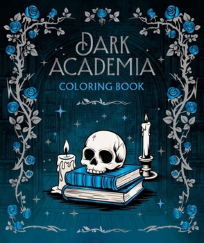 Paperback Dark Academia Coloring Book