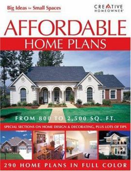 Paperback Affordable Home Plans: Big Ideas for Samll Spaces Book