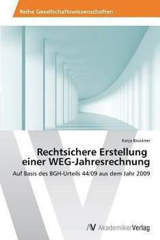 Paperback Rechtsichere Erstellung einer WEG-Jahresrechnung [German] Book