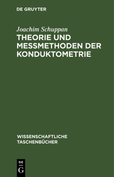 Hardcover Theorie Und Meßmethoden Der Konduktometrie [German] Book