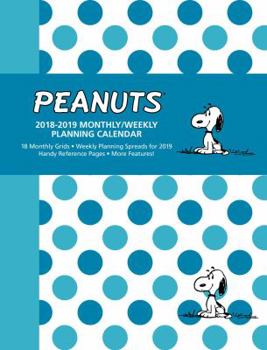 Calendar Peanuts 2018-2019 Monthly/Weekly Planning Calendar Book