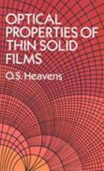 Paperback Optical Properties of Thin Solid Films Book