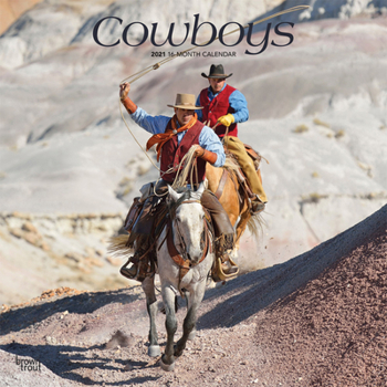 Calendar Cowboys 2021 Square Book