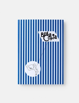 Bella Copia Blue Midsized Lined Notebook